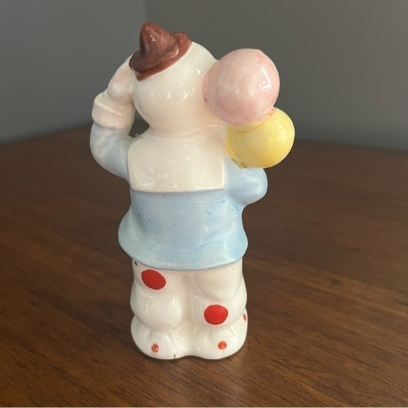 Vintage Porcelain Clown with Smiling Anamorphic Balloons - Marked Japan - Picture 6 of 9